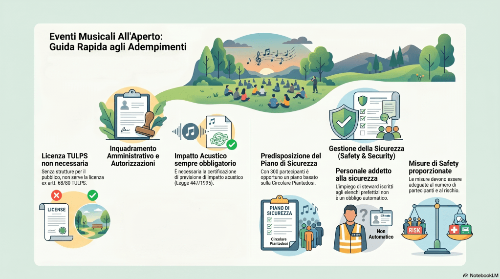 Guida adempimenti eventi musicali